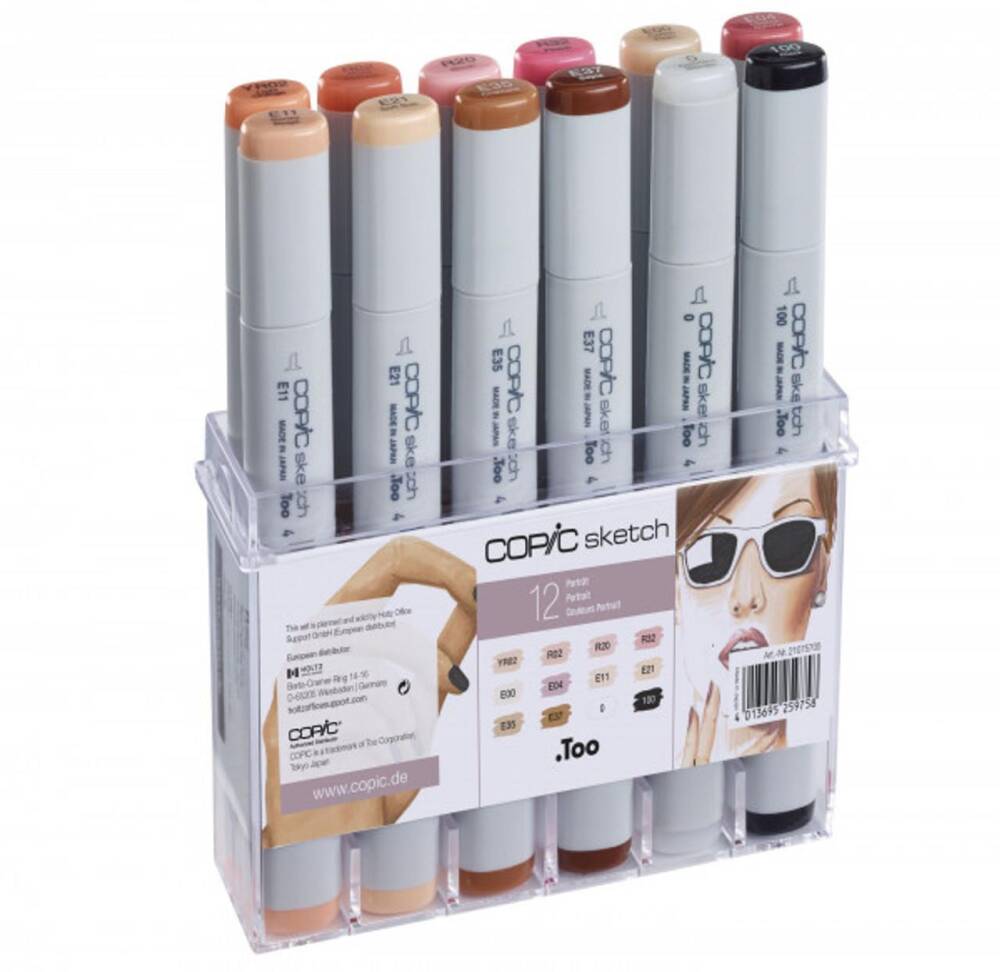 Copic Sketch Portrait Set 12'li