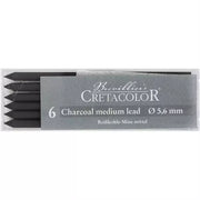 Cretacolor Portmin Yedek Kömür Uç 5,6 mm Medium 6 lı 26002