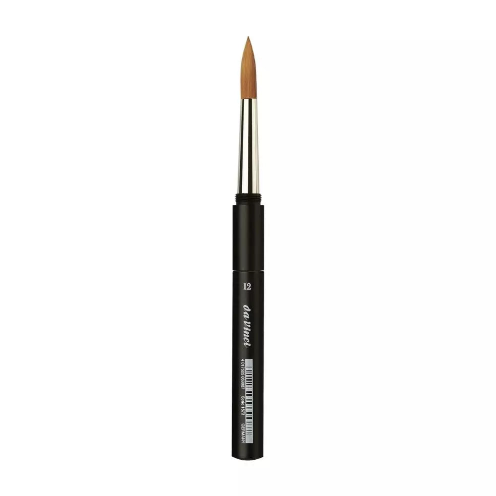 Da Vinci 1573 Seri  Pocket -Brush-Spın Lightbrown Synthetic Hair  No:12