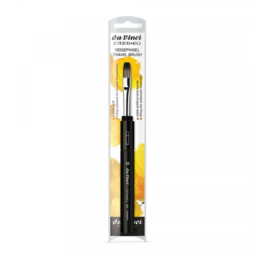 Da Vinci 893Tp Seri No: 10 Travel Brush ''Casaneo'' Brıght Crimped Synthetic Fibre