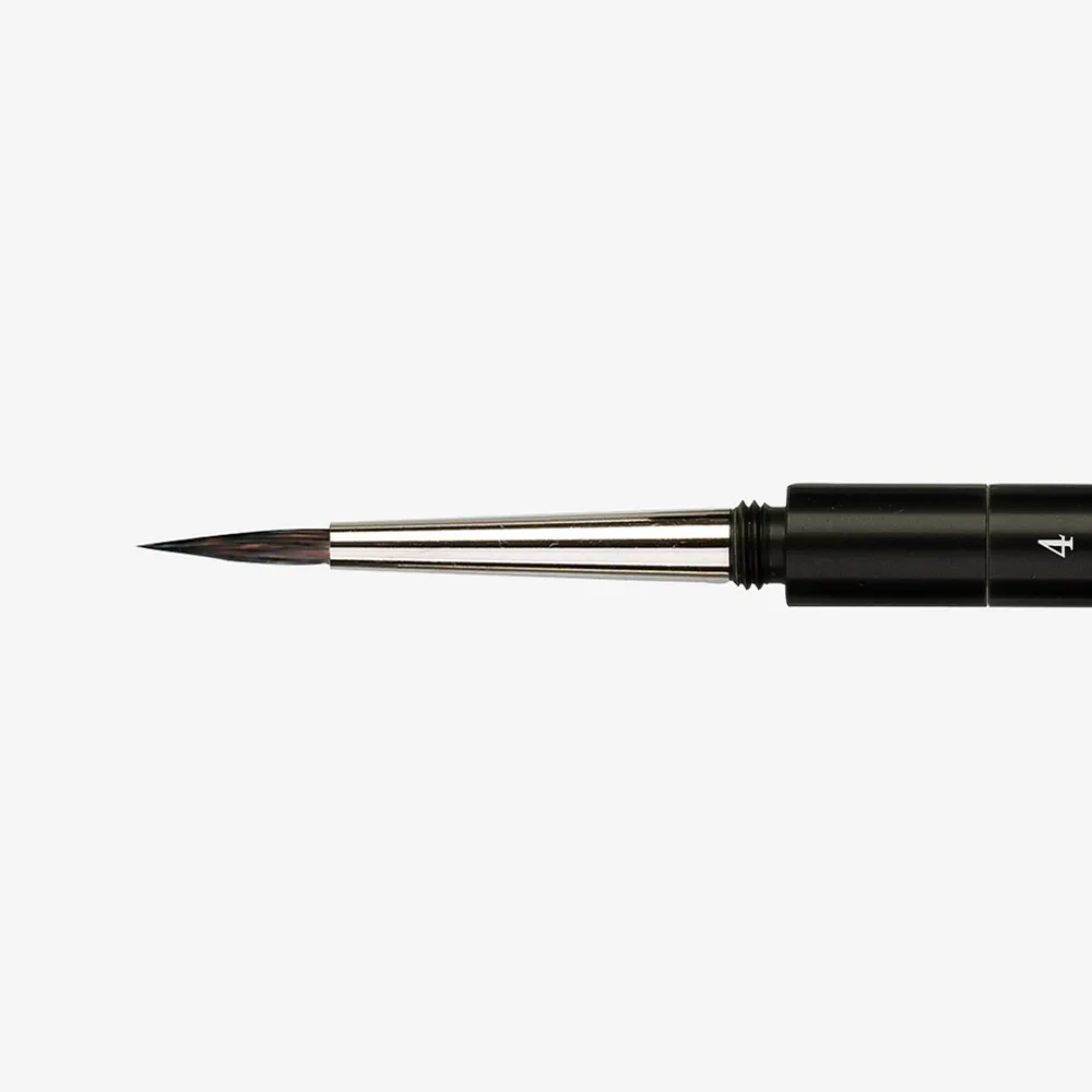 Da Vinci 1593Tp Seri Casaneo Water Colour Brush, Round, Extra Soft Synthetic Fibre No:4