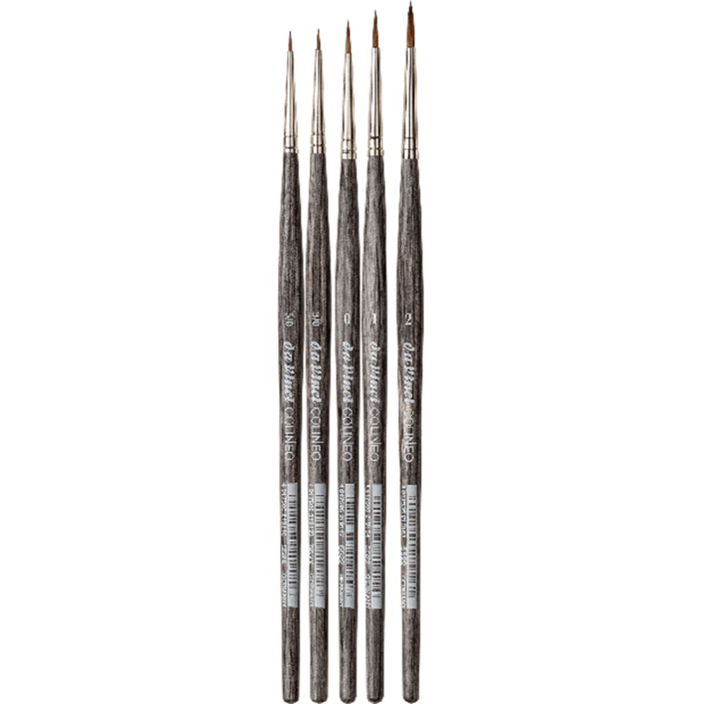 Da Vinci Colineo Kolinsky Sable Synthetic Fibre Miniature Painting Brush Set 4054