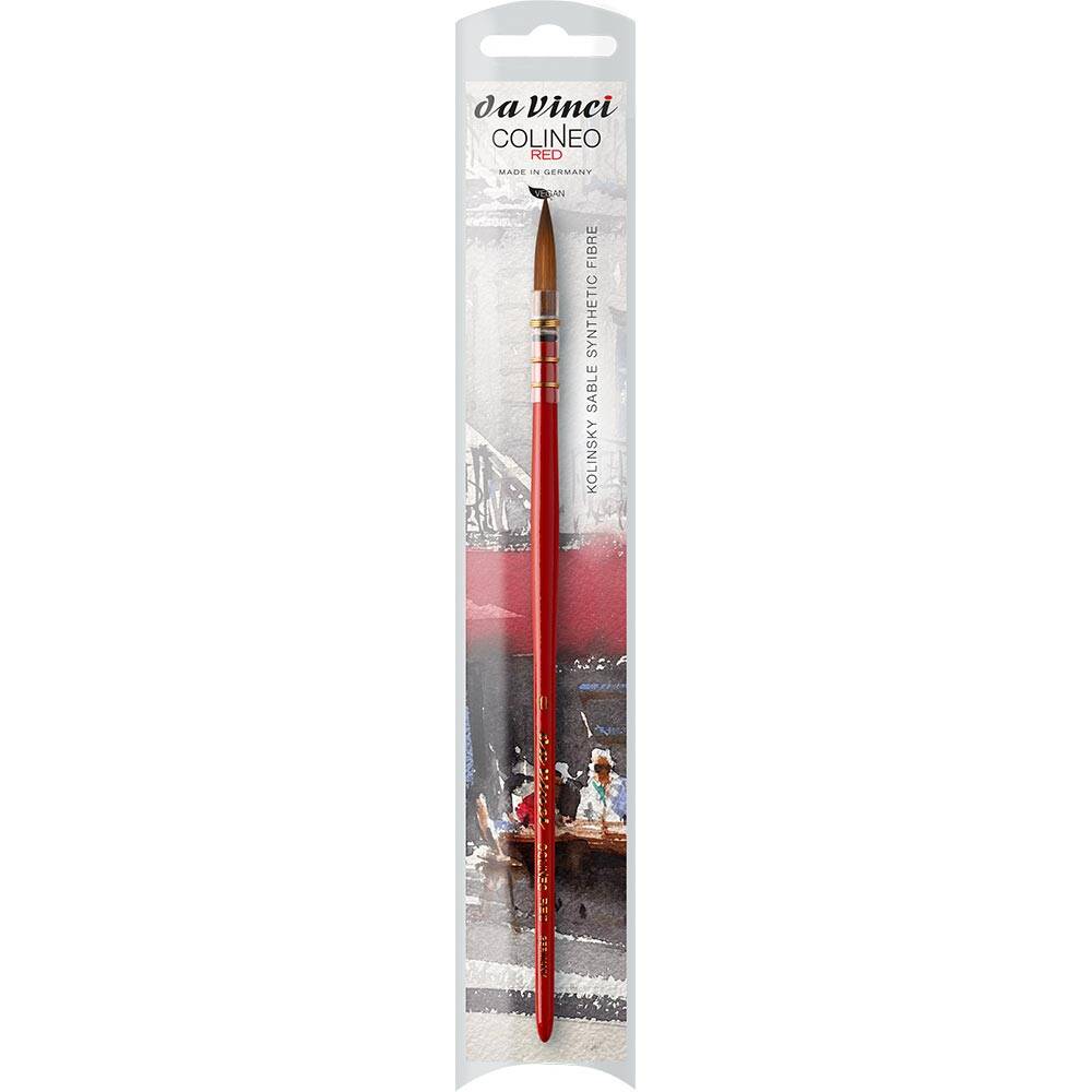 Da Vinci Colineo Red Suluboya Fırçası No:0