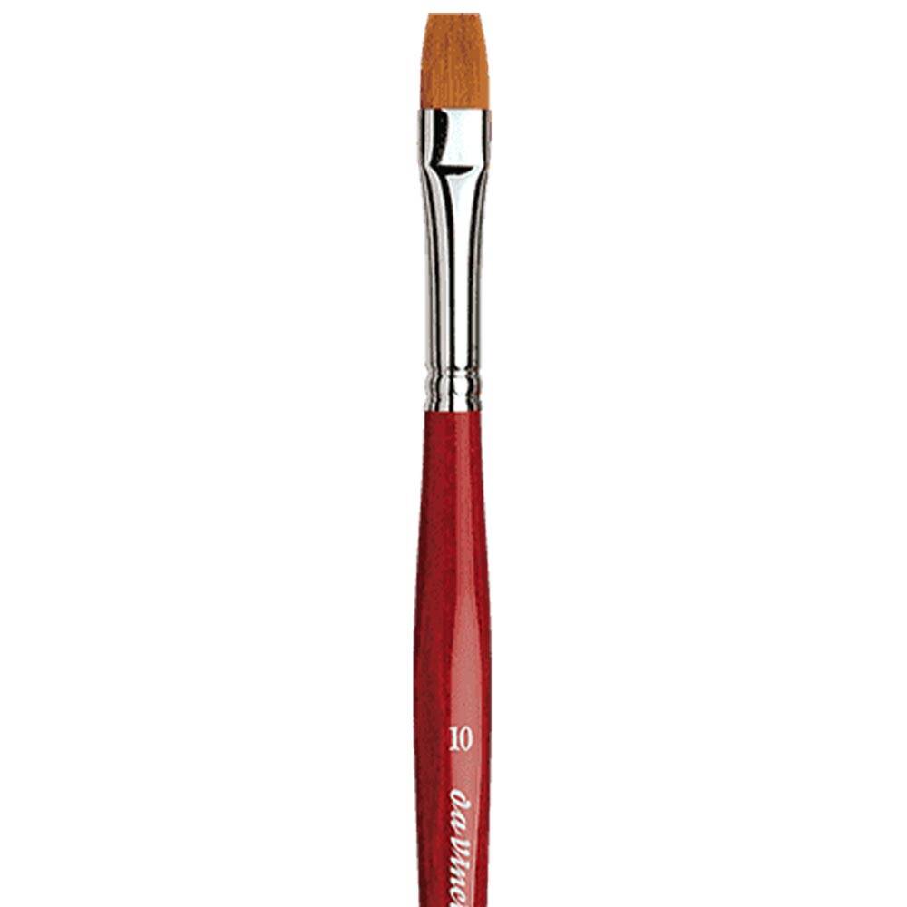 Da Vinci Cosmotop Spin Sentetik Düz Sulu Boya Fırçası Seri 5880 No:10