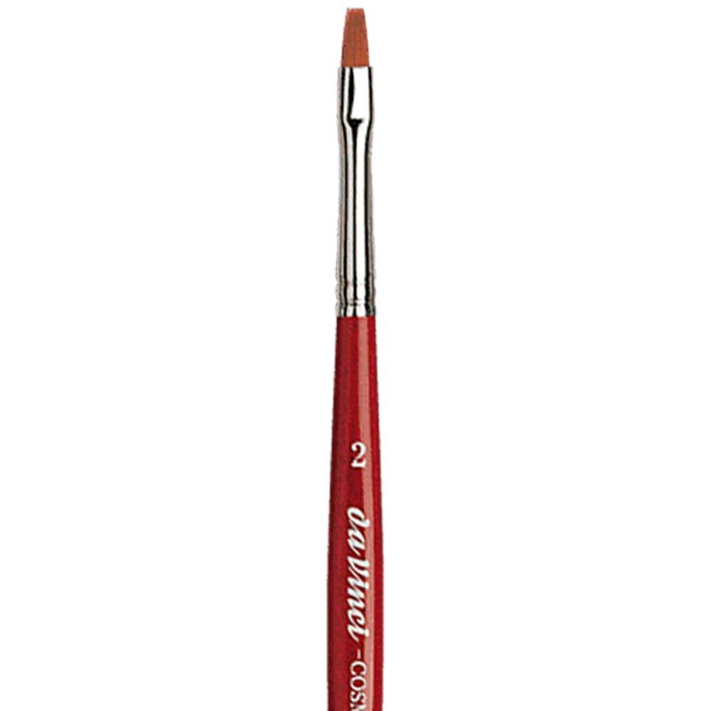 Da Vinci Cosmotop Spin Sentetik Düz Sulu Boya Fırçası Seri 5880 No:2