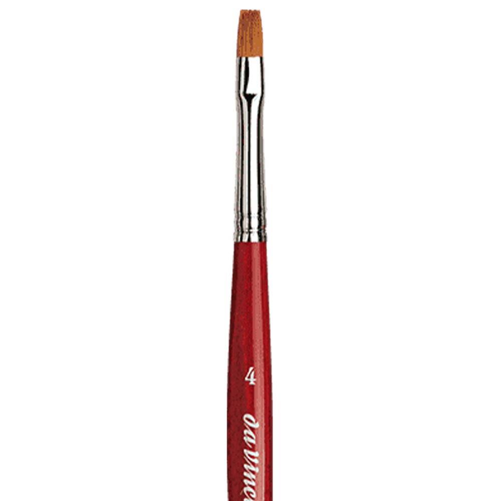 Da Vinci Cosmotop Spin Sentetik Düz Sulu Boya Fırçası Seri 5880 No:4