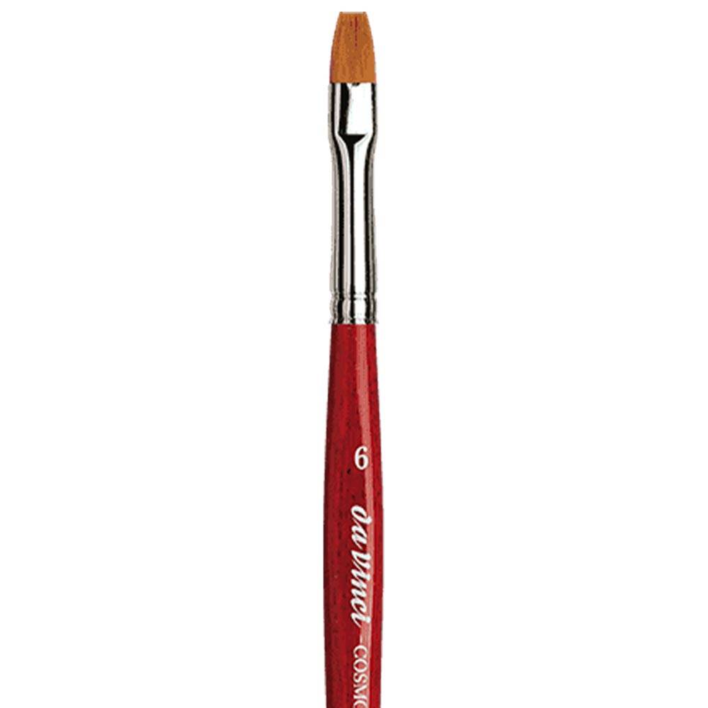 Da Vinci Cosmotop Spin Sentetik Düz Sulu Boya Fırçası Seri 5880 No:6