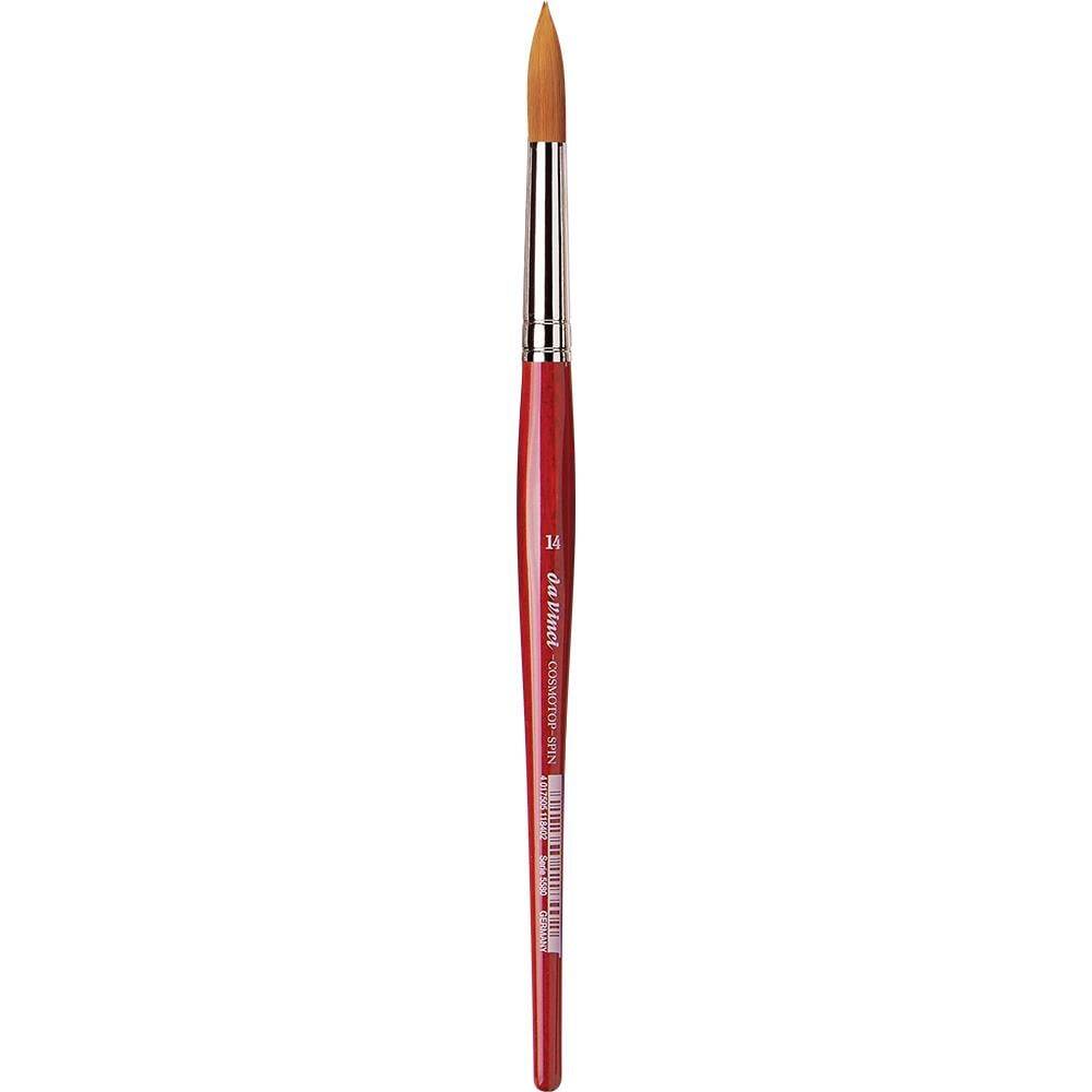 Da Vinci Cosmotop Spin Sentetik Yuvarlak Sulu Boya Fırçası Seri 5580 No:14