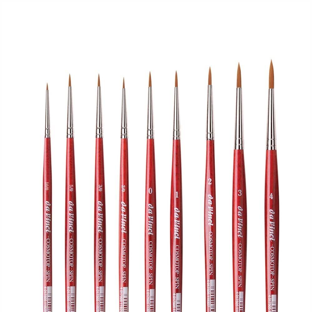 Da Vinci Cosmotop Spin Sentetik Yuvarlak Sulu Boya Fırçası Seri 5580 No:6