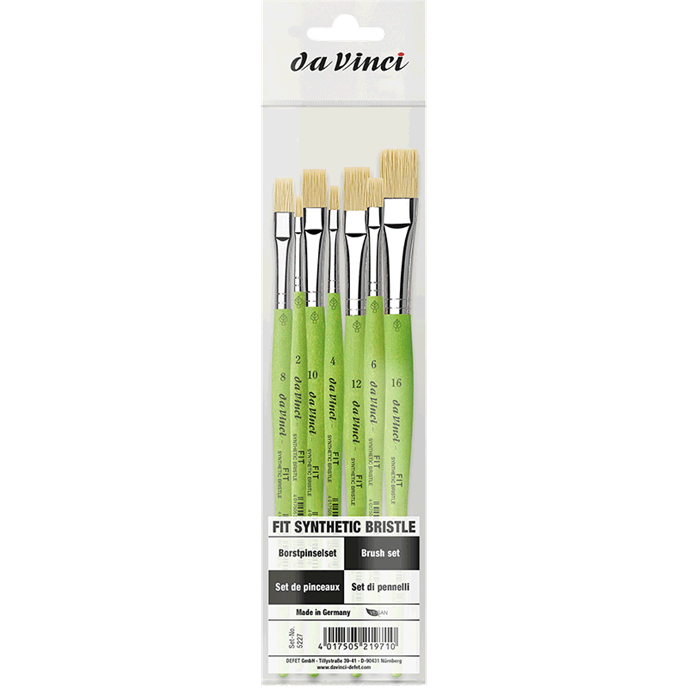 Da Vinci Fit Sentetik Bristle Akrilik ve Yağlı Boya Fırça Seti Seri 5227