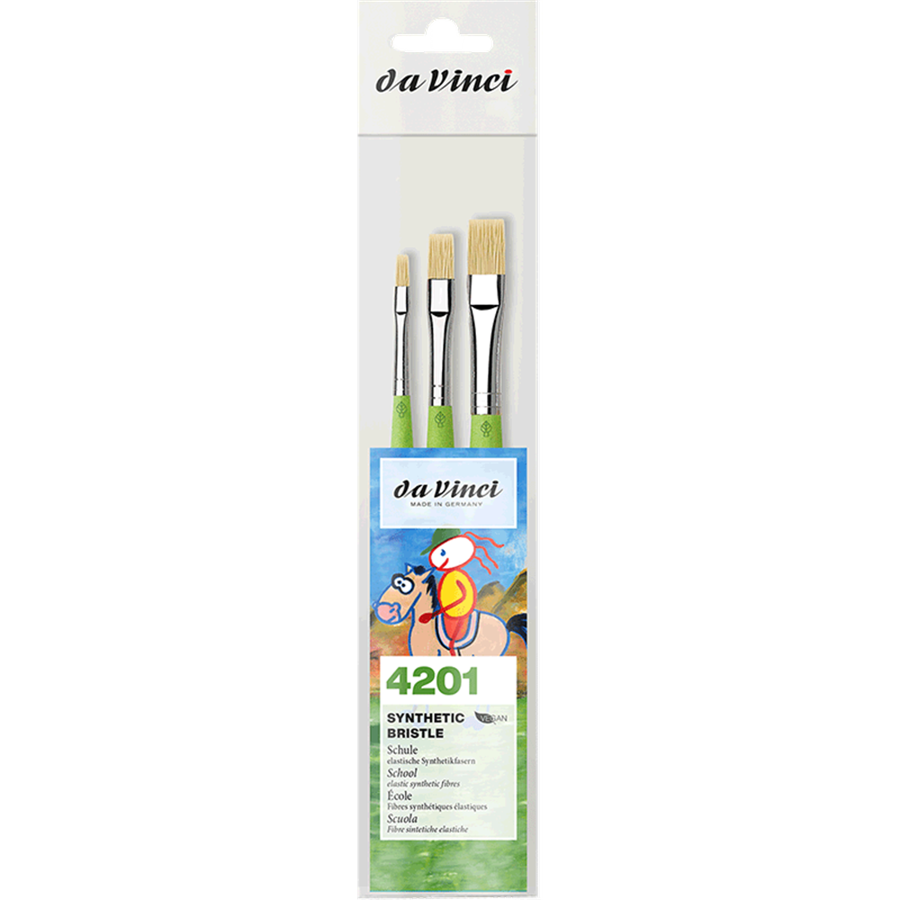 Da Vinci Fit Synthetic School Brush Set 4201