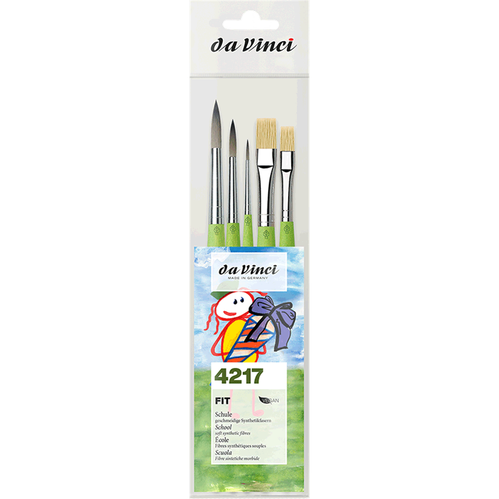 Da Vinci Fit Synthetic School Brush Set 4217