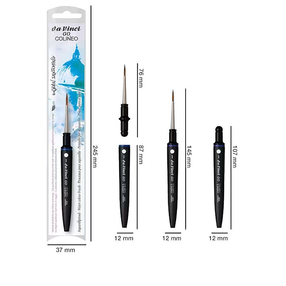 Da Vinci GO Colineo Ekstra Pointed Suluboya Fırçası Seri 8532 No:3