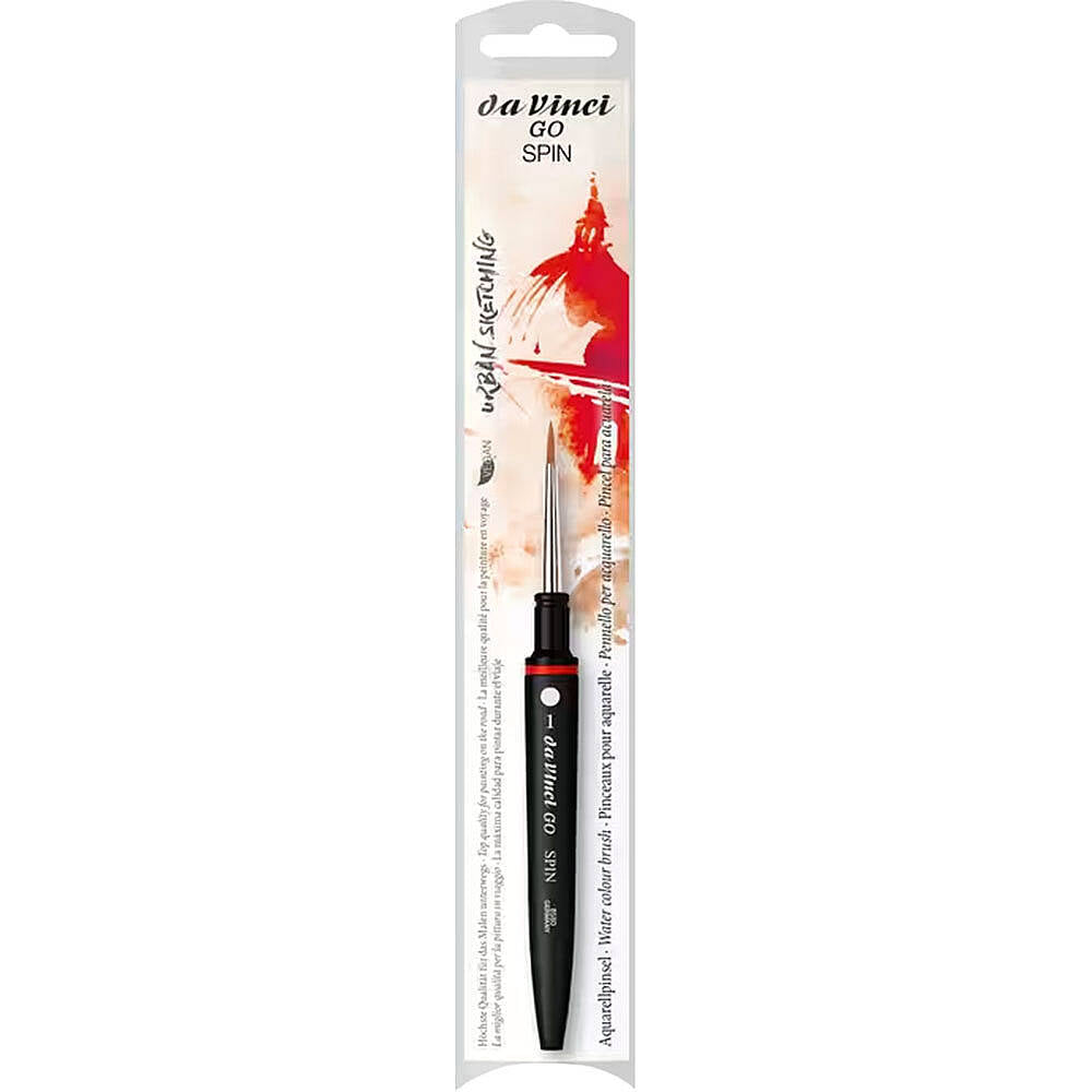 Da Vinci GO Cosmotop Spin Yuvarlak Suluboya Fırçası Seri 8580 No:1