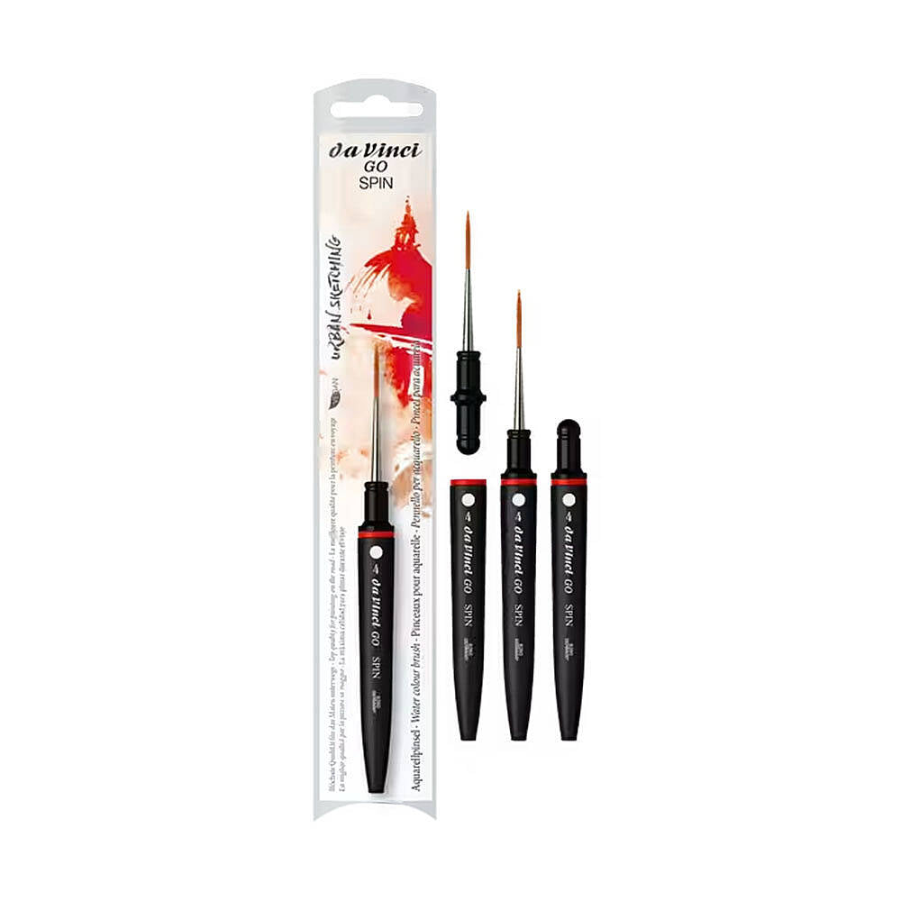 Da Vinci GO Cosmtop Spin Rigger Suluboya Fırçası Seri 8280 No:4