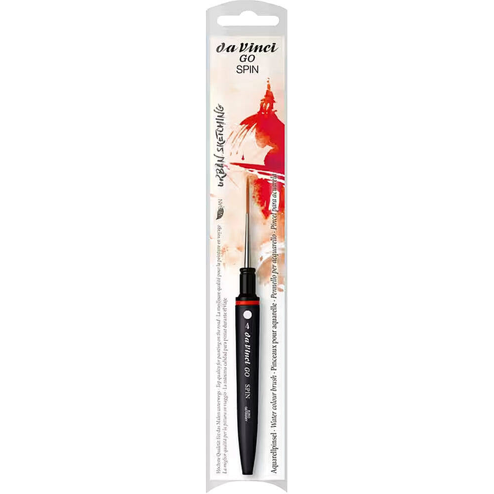 Da Vinci GO Cosmtop Spin Rigger Suluboya Fırçası Seri 8280 No:4