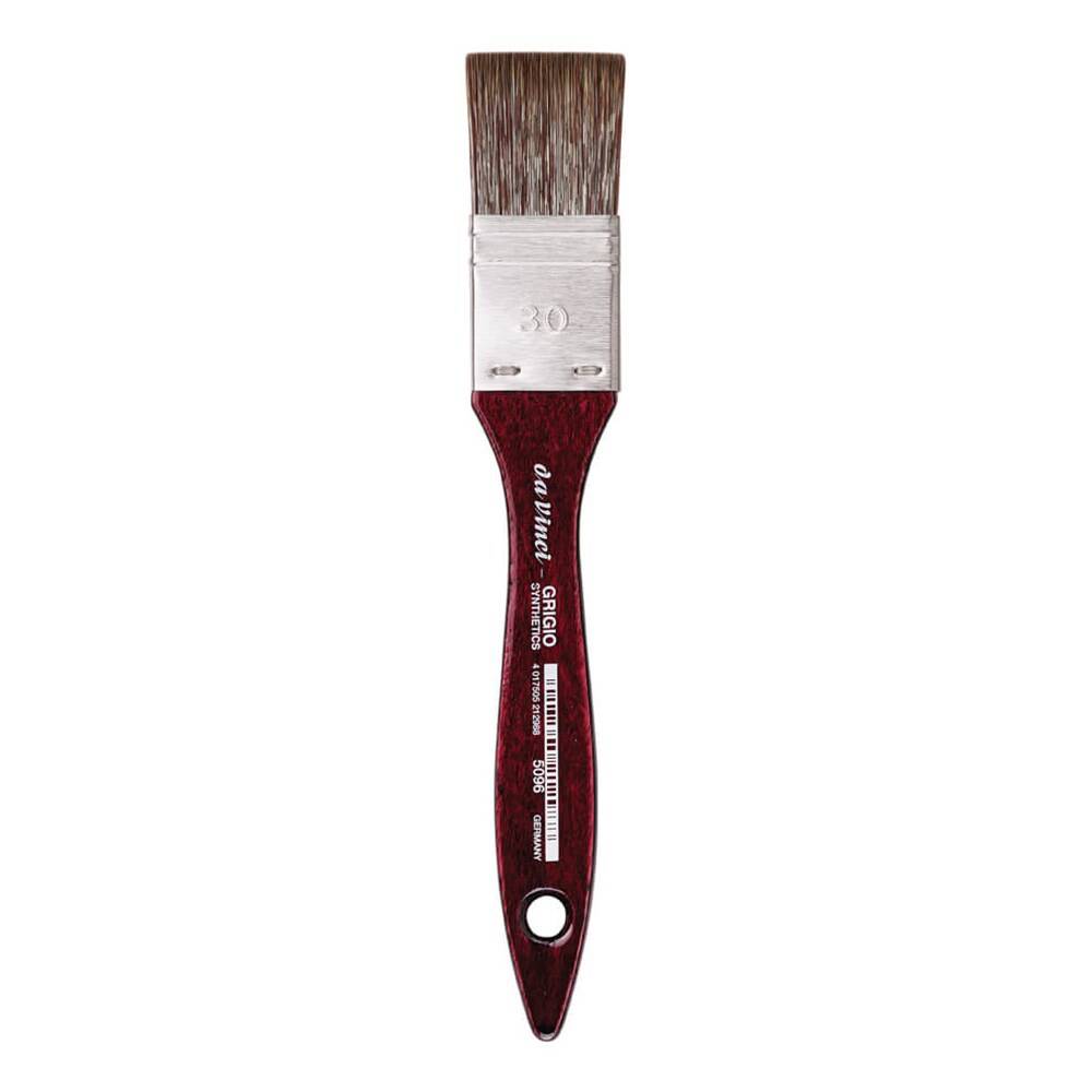 Da Vinci Grigio Sentetik Düz Uçlu Geniş Yüzey Fırçası Seri 5096 No:50