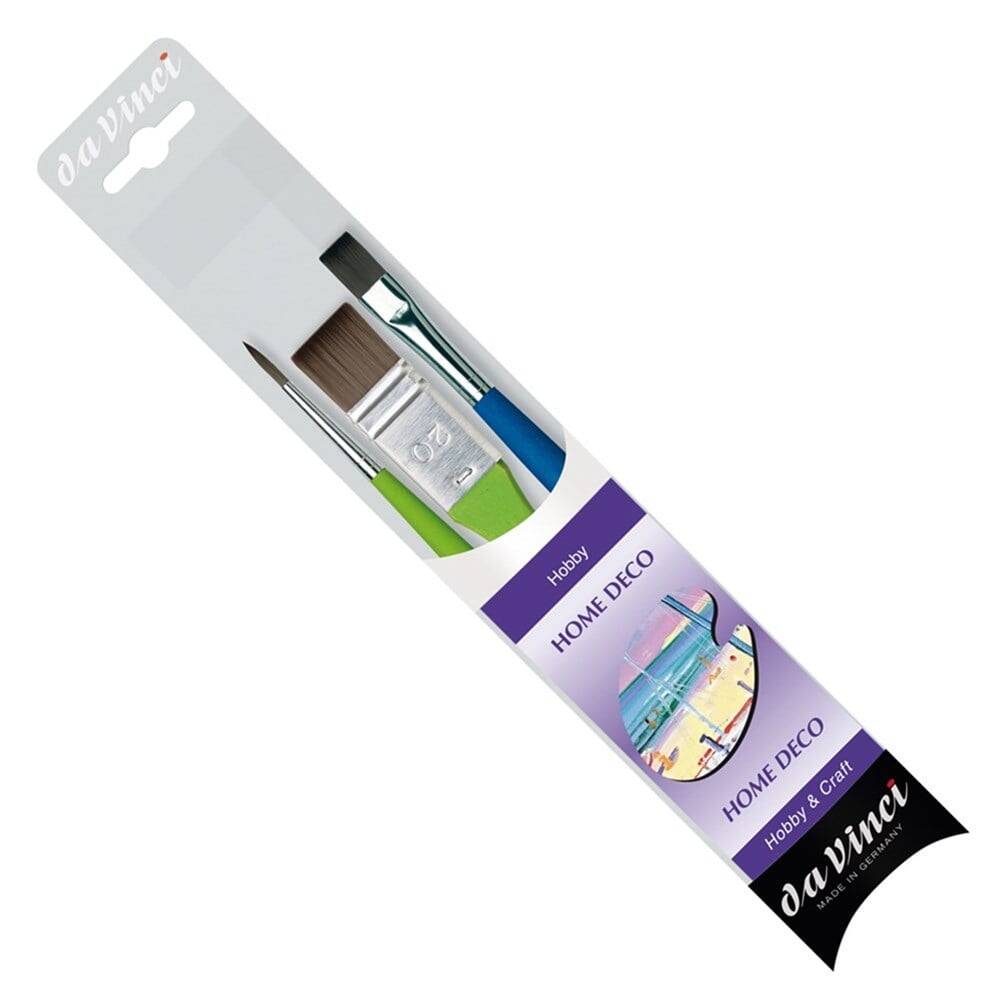 Da Vinci Home Deco Sentetik Hobi Craft Fırça Seti Seri 5292