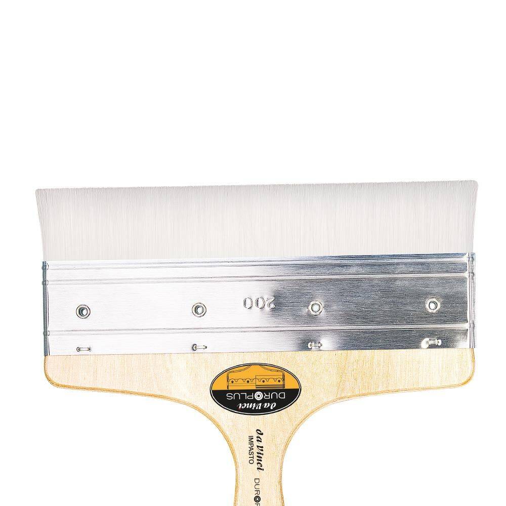 Da Vinci Impasto Beyaz Sentetik Geniş Düz Uçlu Geniş Yüzey Fırçası Seri 5025 No:200
