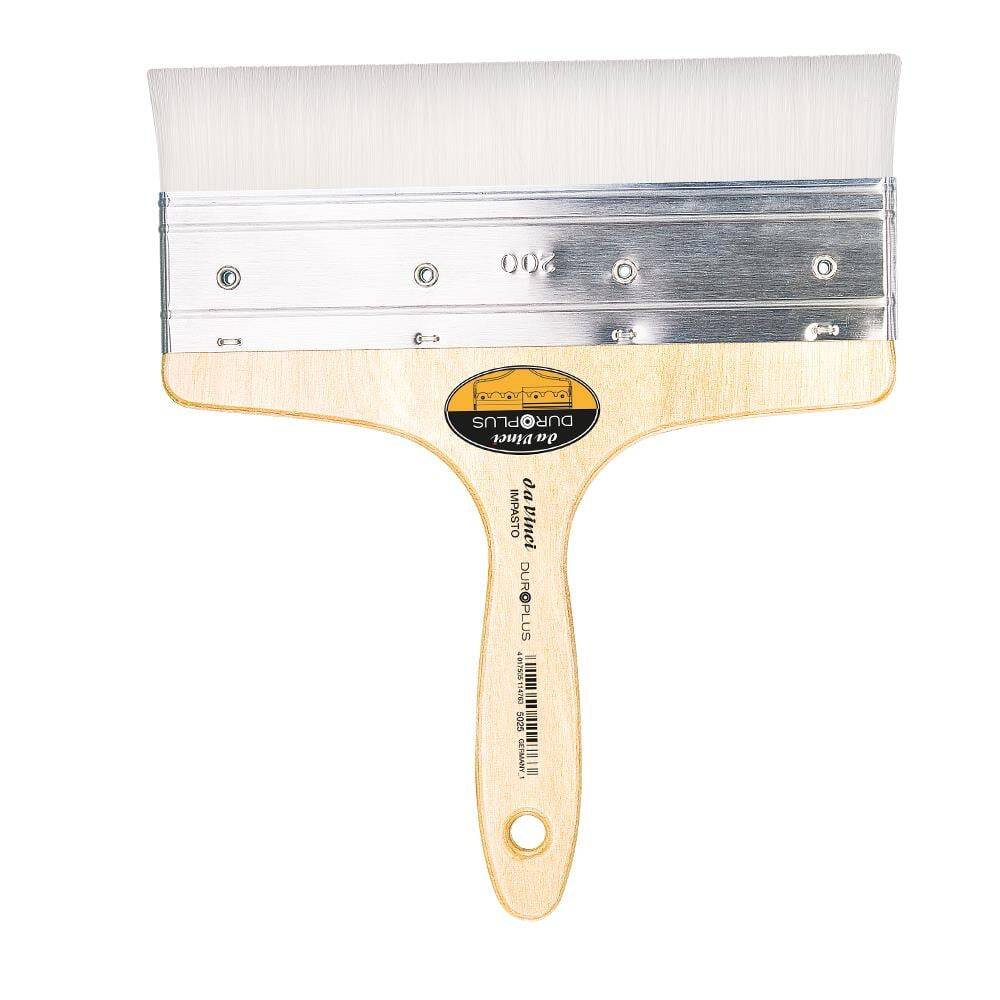 Da Vinci Impasto Beyaz Sentetik Geniş Düz Uçlu Geniş Yüzey Fırçası Seri 5025 No:200