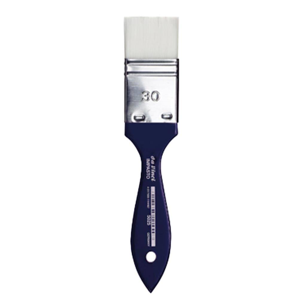 Da Vinci Impasto Beyaz Sentetik Geniş Düz Uçlu Geniş Yüzey Fırçası Seri 5025 No:30