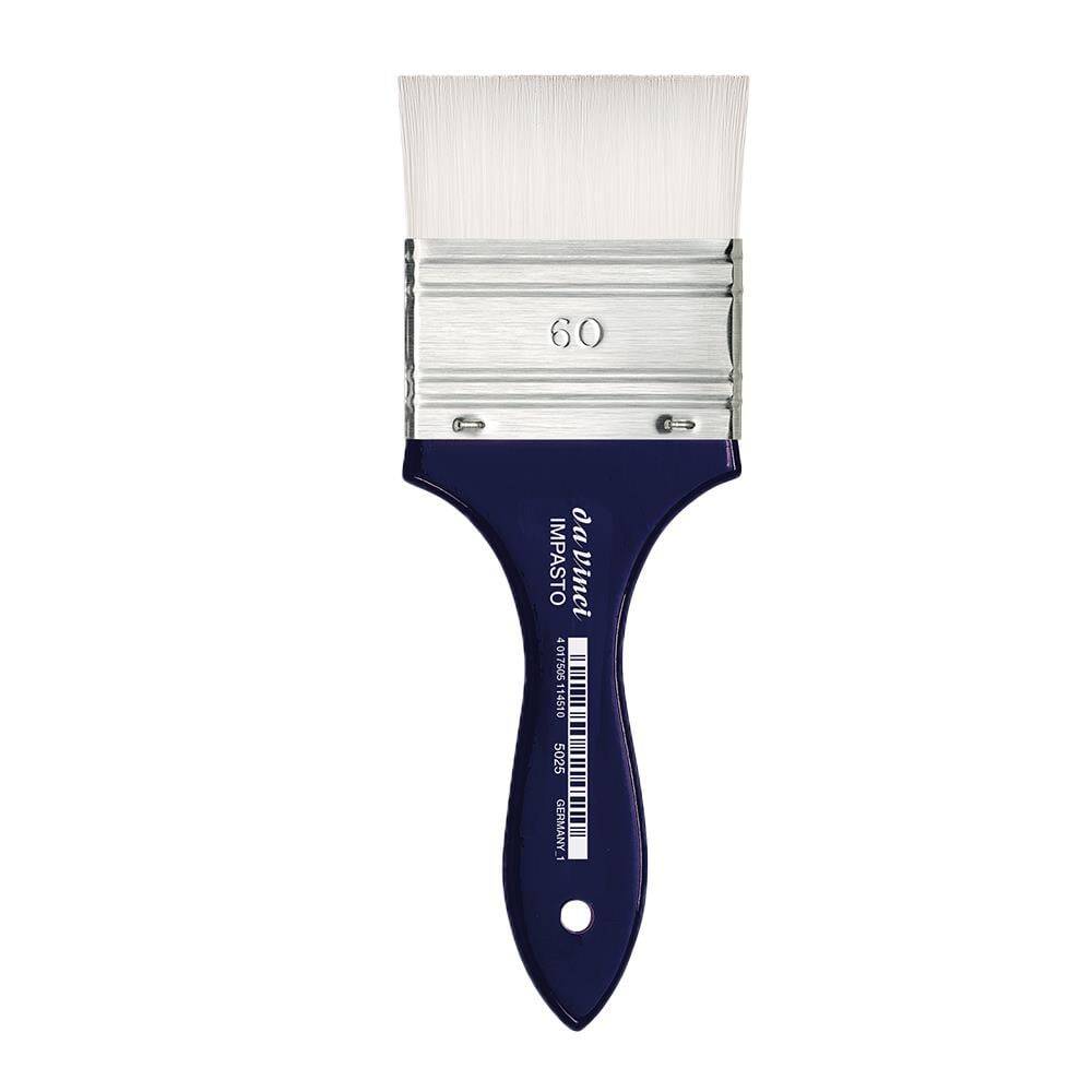 Da Vinci Impasto Beyaz Sentetik Geniş Düz Uçlu Geniş Yüzey Fırçası Seri 5025 No:60
