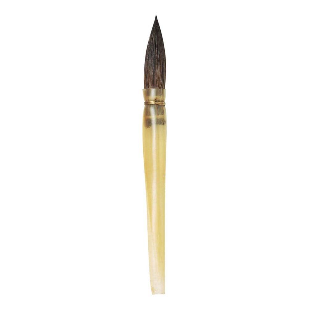 Da Vinci Kazan Sincap Kılı Yuvarlak İnce Uçlu Çini Seramik Porselen Gölgeleme Fırçası Seri 601 No:6