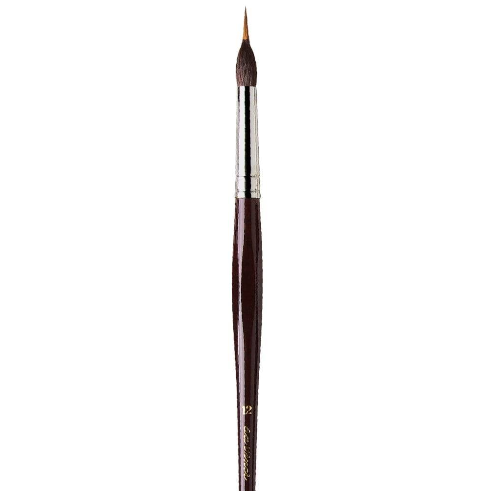 Da Vinci Kolinsky Ve Kazan Sincap Kılı Yuvarlak İnce Uçlu Çizgi Fırçası Seri 5519 No:12