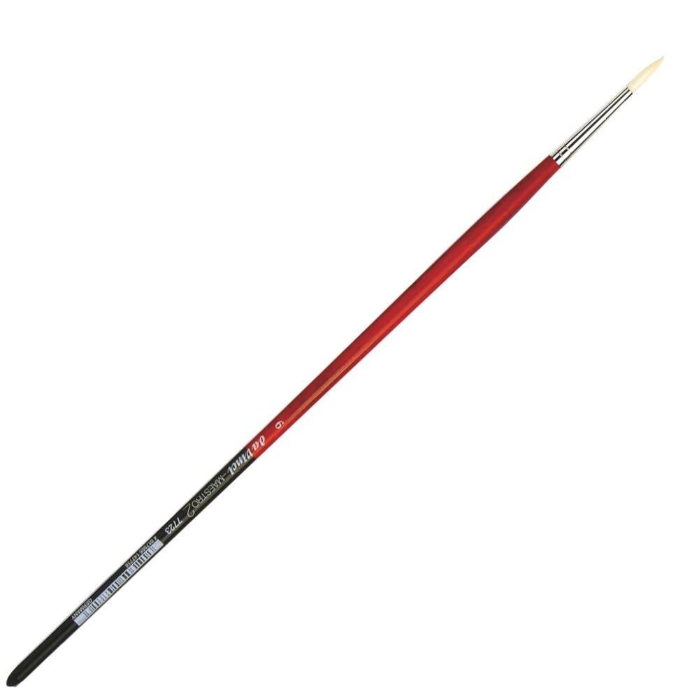 Da Vinci Maestro 2 Domuz Kılı Yuvarlak Akrilik Boya Ve Yağlı Boya Fırçası Seri 7723 No:6