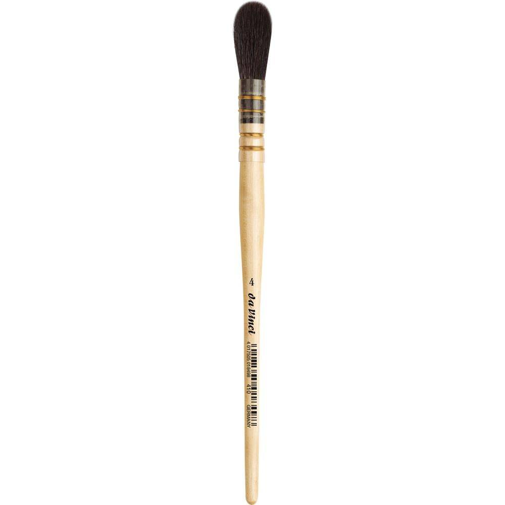 Da Vinci Mavi Sincap Kılı Oval Altın Varak Fırçası Seri 410 No:4