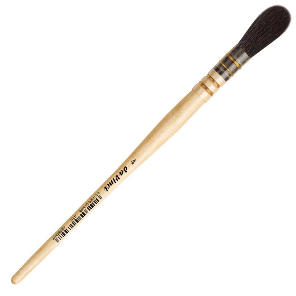 Da Vinci Mavi Sincap Kılı Oval Altın Varak Fırçası Seri 410 No:4