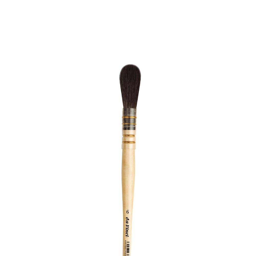 Da Vinci Mavi Sincap Kılı Oval Altın Varak Fırçası Seri 410 No:6