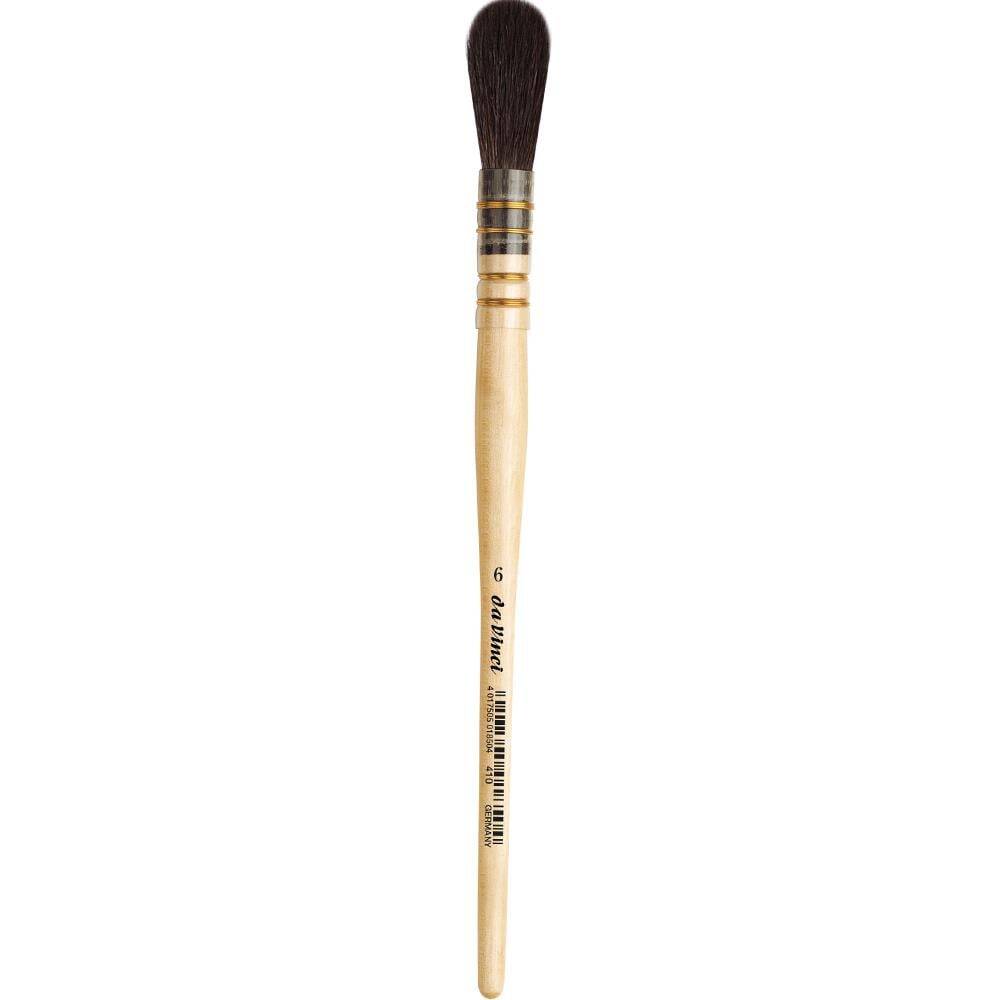 Da Vinci Mavi Sincap Kılı Oval Altın Varak Fırçası Seri 410 No:6