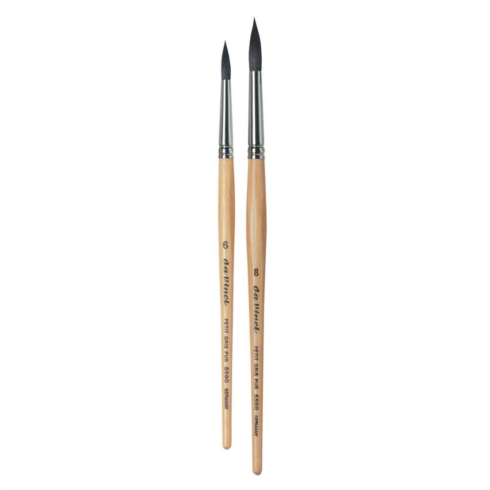 Da Vinci Petit Gris Mix Yuvarlak Sulu Boya Fırçası Seri 5590 No:24