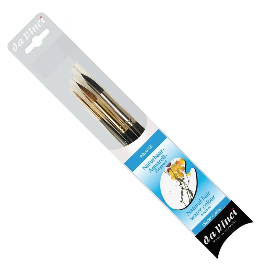 Da Vinci Samur Ve Sincap Kılı Sulu Boya Fırça Seti Seri 4235