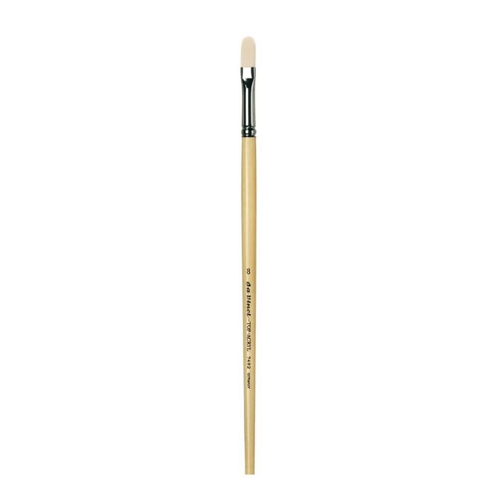 Da Vinci Top Acryl Sentetik Kedi Dili Akrilik Boya Ve Yağlı Boya Fırçası Seri 7482 No:12