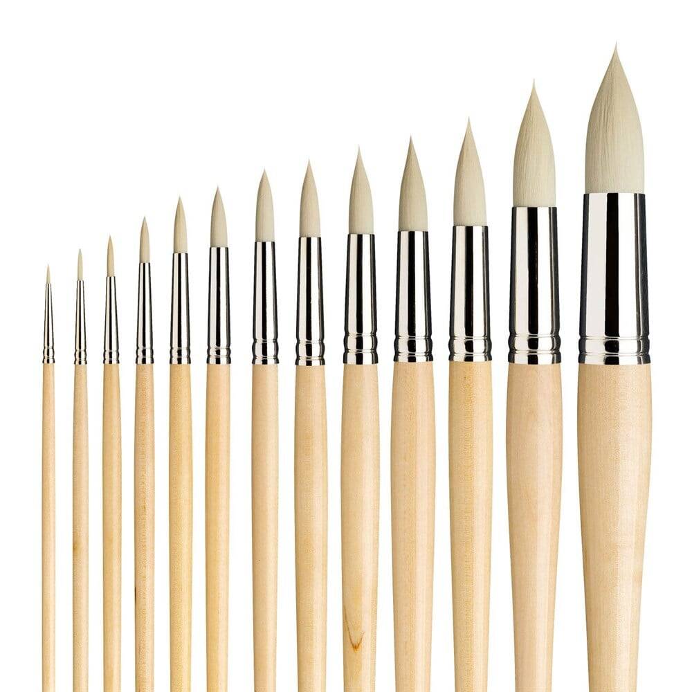 Da Vinci Top Acryl Sentetik Yuvarlak Akrilik Boya Ve Yağlı Boya Fırçası Seri 7782 No:1