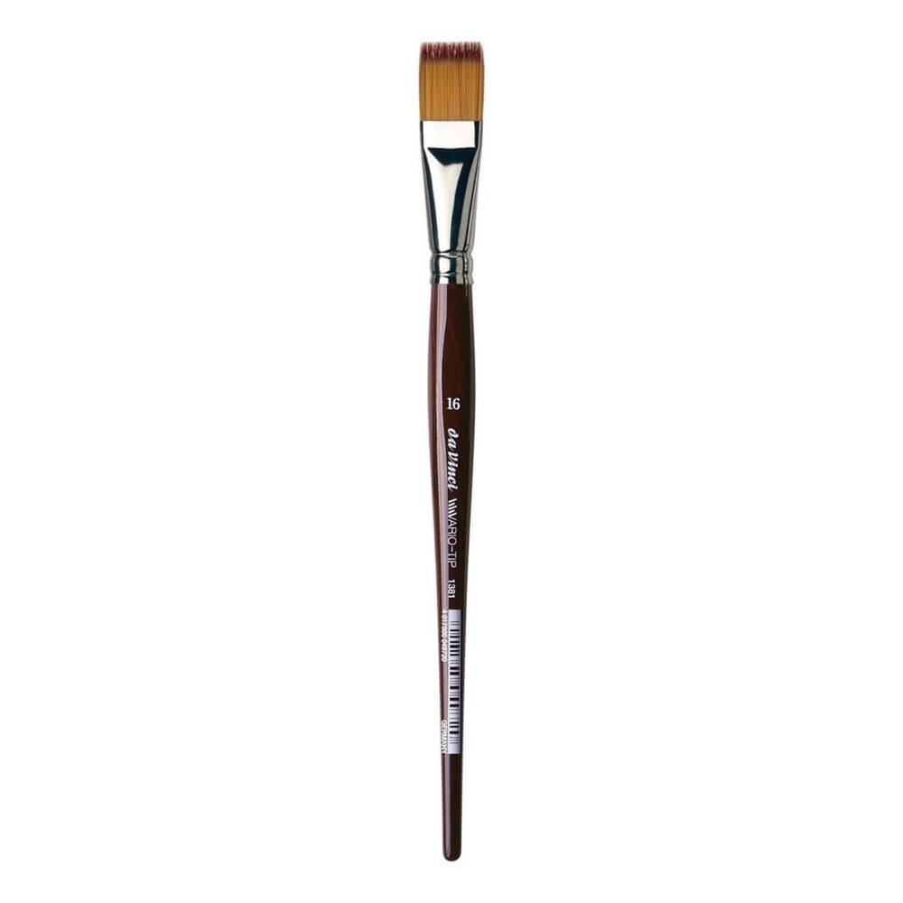 Da Vinci Vario Tip Sentetik Düz Uçlu Sulu Boya Ve Hobi Craft Fırçası Seri 1381 No:16