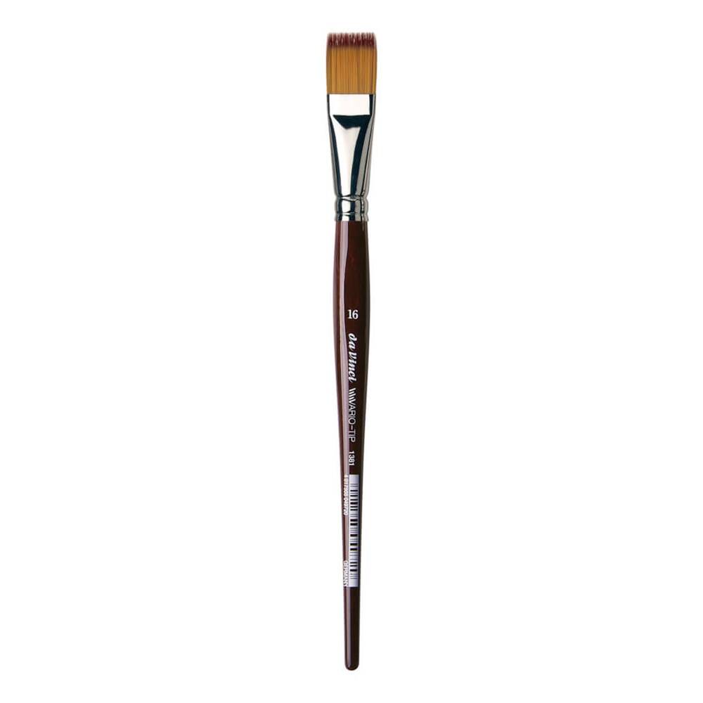 Da Vinci Vario Tip Sentetik Düz Uçlu Sulu Boya Ve Hobi Craft Fırçası Seri 1381 No:8
