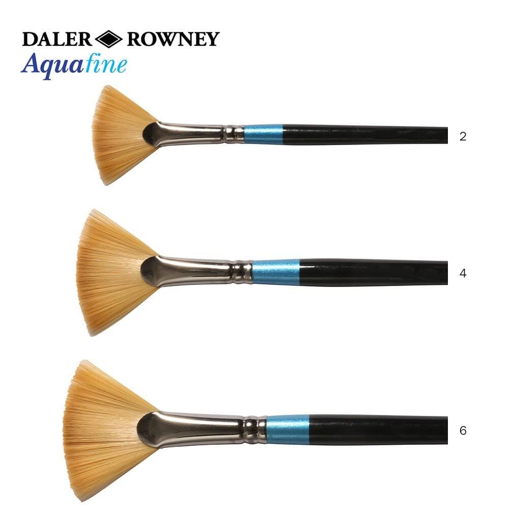 Daler Rowney Aquafine Fan Blender Yelpaze Fırça Seri 48 No: 6