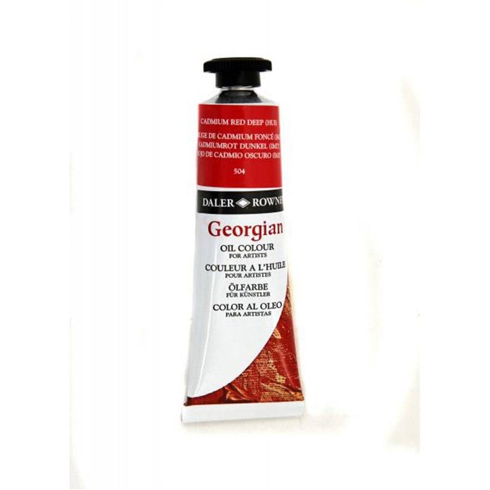 Daler Rowney Georgian Yağlı Boya 225 ml 504 Cadmium Red Deep Hue