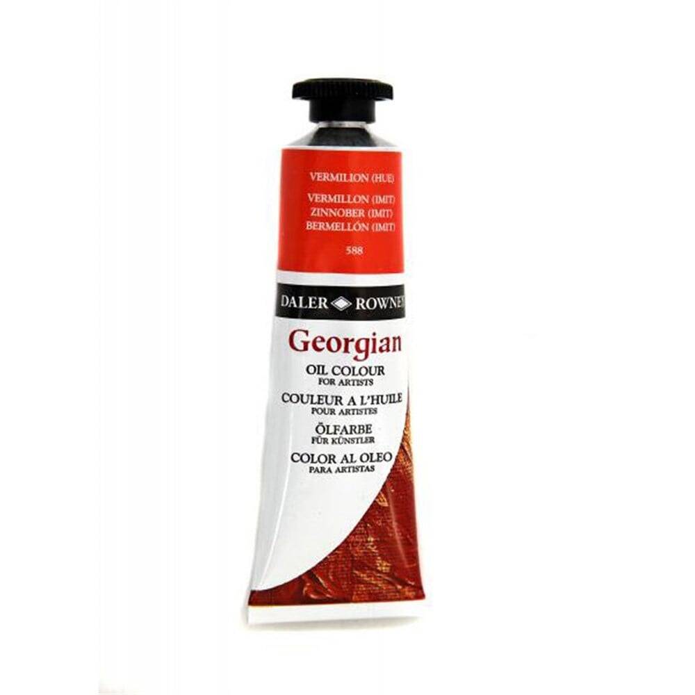 Daler Rowney Georgian Yağlı Boya 225 ml 588 Vermilion Hue