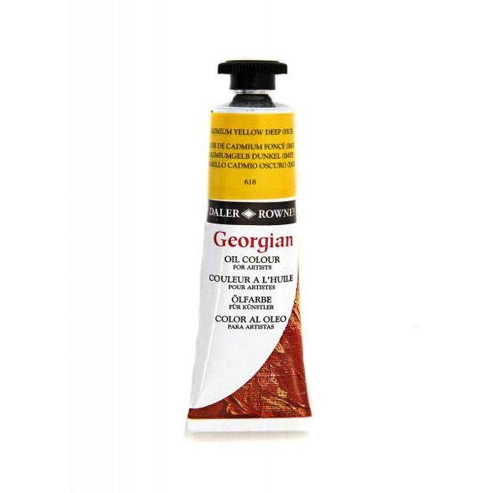 Daler Rowney Georgian Yağlı Boya 225 ml 618 Cadmium Yellow Deep Hue