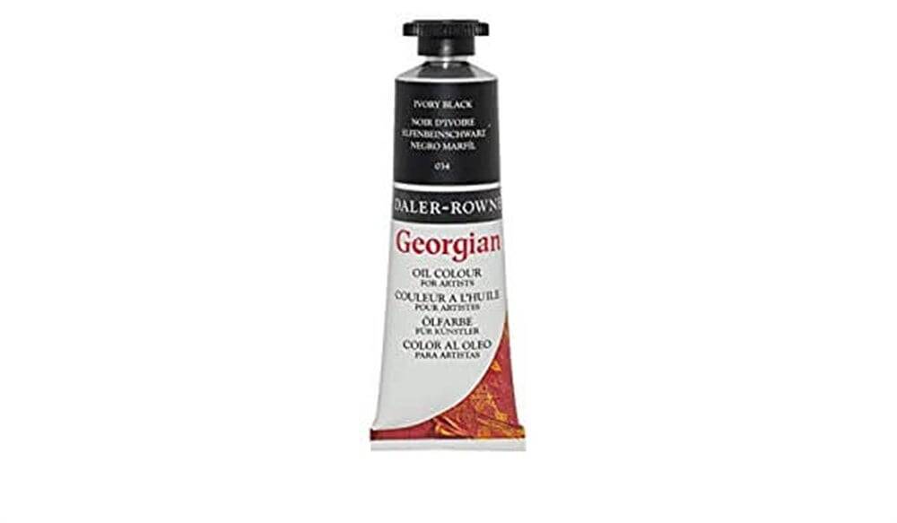 Daler Rowney Georgian Yağlı Boya 38ml 034 Ivory Black