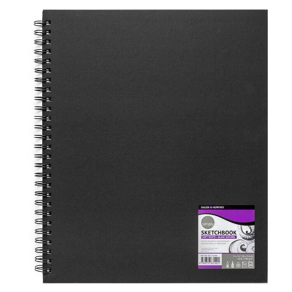Daler Rowney Sert Kapak Simply Sketch Eskiz Defteri 28*35Cm - 100Gr 80 Yaprak