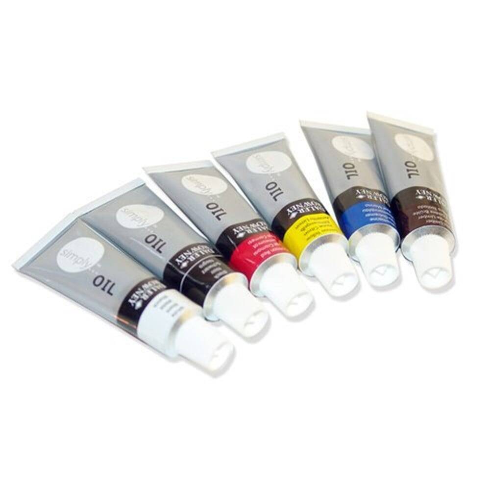 Daler-Rowney Simply Oil Yağlı Boya Seti 6 Renk x 12 ml.