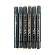 Del Rey Twin Marker Ahşap Renkleri 6'lı Set