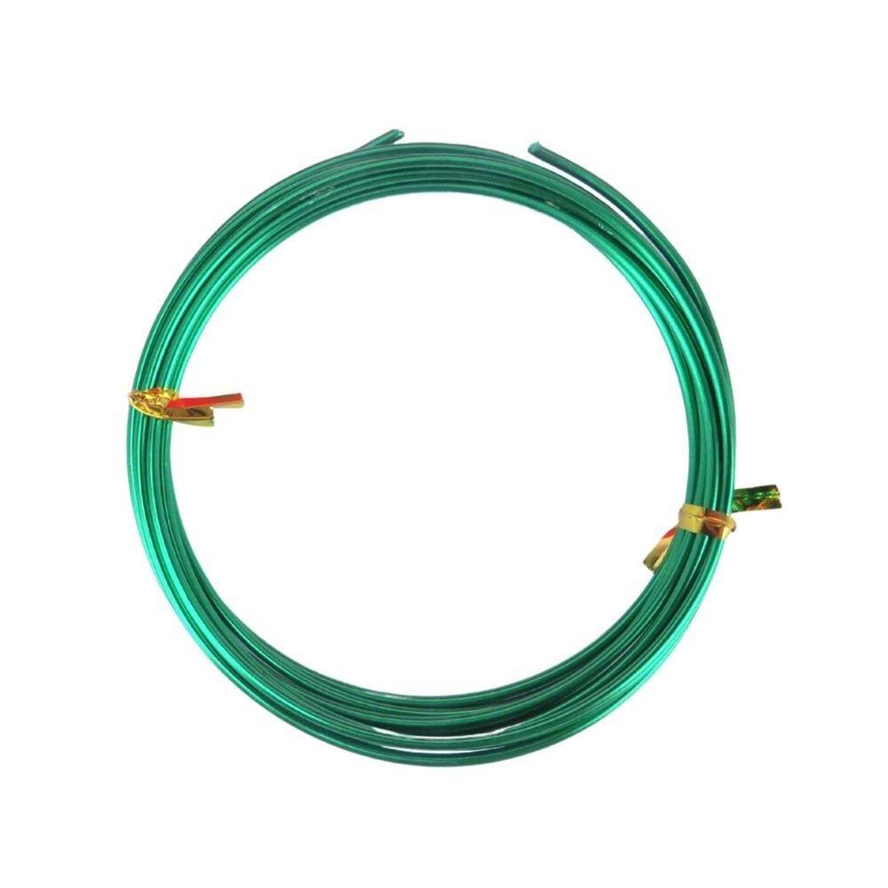 Dytac Alüminyum Tel Yuvarlak 2mm x 2mt Yeşil