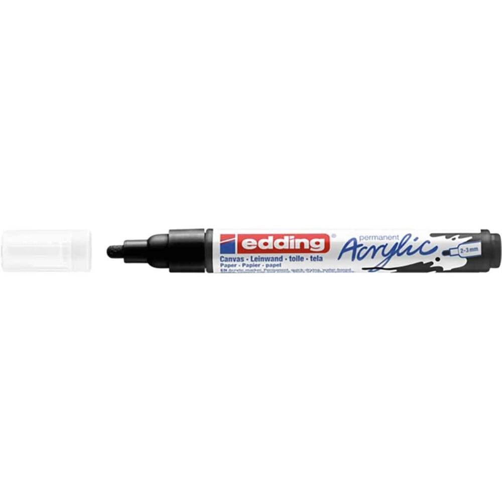 Edding 5100 Permanent Akrilik Markör Siyah