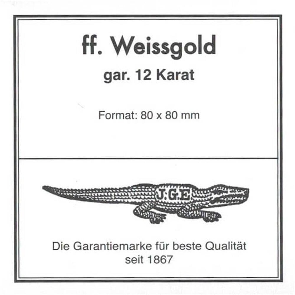 Eytzinger Weissgold 12 Carat White Crushed (Shell) Gold